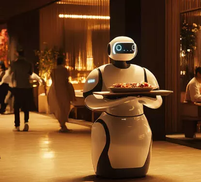 How robot waiters work