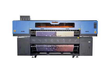 A printer with a device for sublimation printing on fabric A printer with a device for sublimation printing on fabric