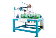 Sewing machine for weaving round elastic cord