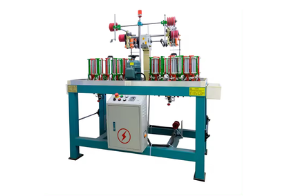 Sewing machine for weaving round elastic cord