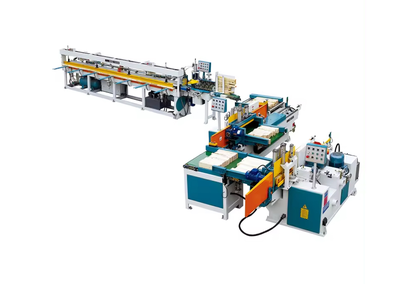 A machine with a finger joint forming device A machine with a finger joint forming device