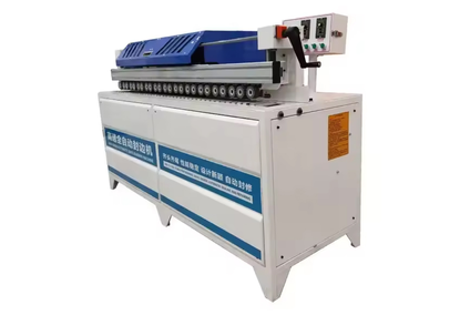 A machine for cutting a straight line of PVC panel furniture at an angle of 90 degrees