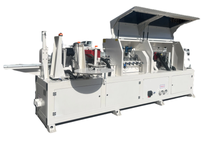 A machine for processing edges of furniture products