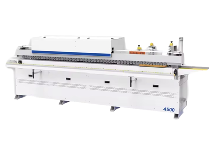A machine for processing edges of furniture products