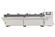 Grinding machine for processing sides, panels, sidewalls, straight edges of doors