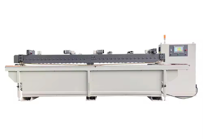 Grinding machine for processing sides, panels, sidewalls, straight edges of doors