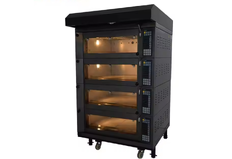 Stainless steel oven for baking bakery and confectionery products