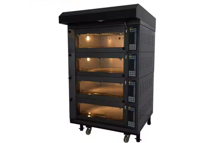 Stainless steel oven for baking bakery and confectionery products