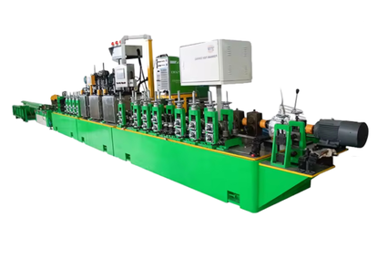 Machine for the production of metal pipes made of stainless steel, carbon steel, cast iron Machine for the production of metal pipes made of stainless steel, carbon steel, cast iron