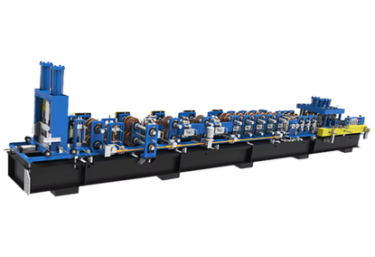 Metallurgical mill for the manufacture of pipes from square steel iron pipe