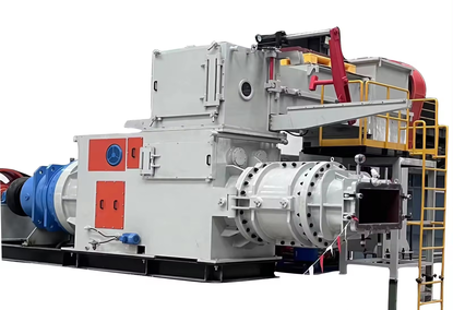 Diesel Vacuum Extrusion Machine for the production of solid red bricks