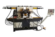 Double-headed pipe Bending Machine for bending round pipes and rods
