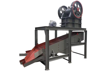 Small-sized Marble Stone Jaw Crusher with Vibrating Screen for Crushed Stone Production Small-sized Marble Stone Jaw Crusher with Vibrating Screen for Crushed Stone Production