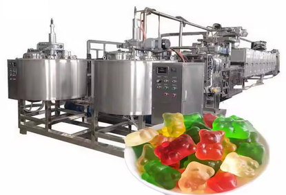 Multifunctional line for pouring marmalade candies Multifunctional line for pouring marmalade candies