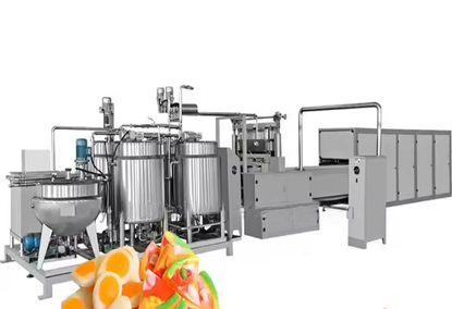 Multifunctional line for pouring marmalade candies Multifunctional line for pouring marmalade candies