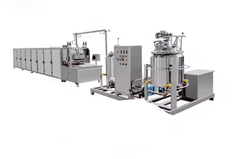 Multifunctional line for pouring marmalade candies