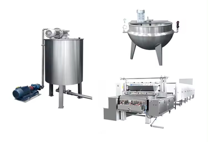 Multifunctional line for the production of chewable marmalade candies Multifunctional line for the production of chewable marmalade candies