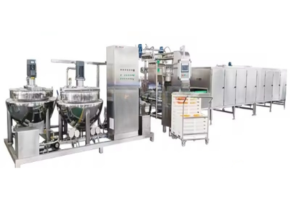 A line of equipment for the production of vitamin chewing candies