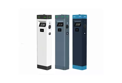 Car charging station with POS terminal up to 22 kW Car charging station with POS terminal up to 22 kW