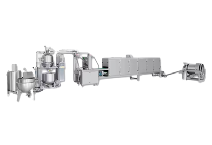 Automatic line for the production of marmalade and chewable vitamin candies Automatic line for the production of marmalade and chewable vitamin candies