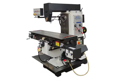 Milling machine with vertical lifting of the table