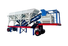 Mobile concrete plant of construction class