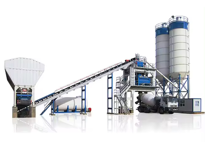 Mobile Portable Concrete Batching Plant Mobile Portable Concrete Batching Plant