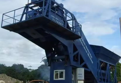 Mobile small concrete installation Mobile small concrete installation