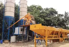 Stationary Mobile Dry Mixing Concrete Mixer