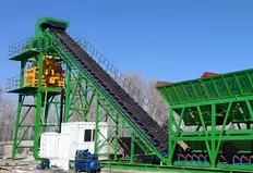 Portable Mobile Concrete Batching Plant