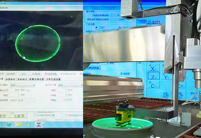 Multifunctional Water Jet Cutter for Metal