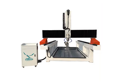 CNC machine for cutting stone, tile, wood, granite and marble by water jet method