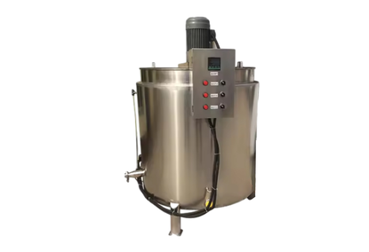 A tank for mixing and melting chocolate A tank for mixing and melting chocolate
