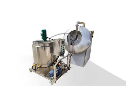 A tank for mixing and melting chocolate A tank for mixing and melting chocolate