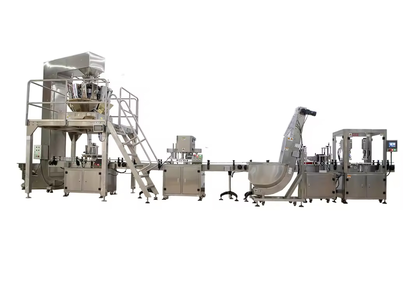 Automatic sealing machine for cans
