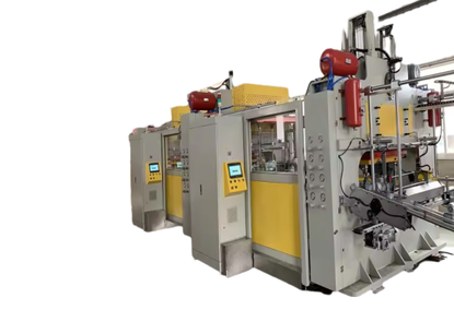 Production line for the manufacture of food cans Production line for the manufacture of food cans
