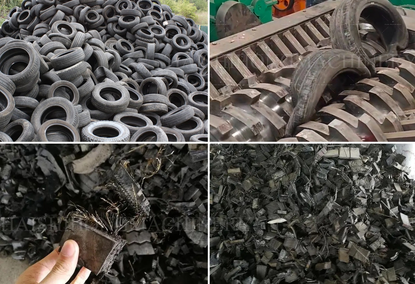 Tire Crushing Machine Tire Crushing Machine