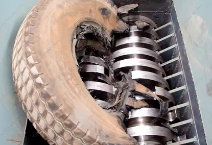 Automatic Tire Shredding Machine