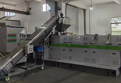 Two-stage Plastic Waste Recycling Machine