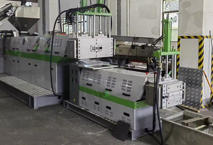 Two-stage Plastic Waste Recycling Machine