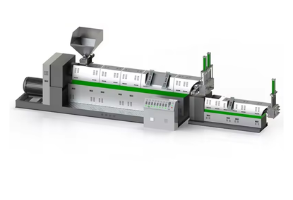 Two-stage Plastic Waste Recycling Machine