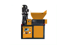 Mini two-shaft shredder for recycling plastic, metal and garbage