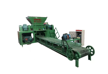 Two-shaft metal processing shredder