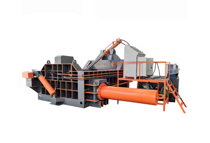 Scrap metal recycling press