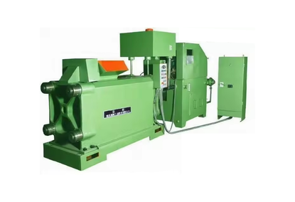 Press for briquetting scrap iron
