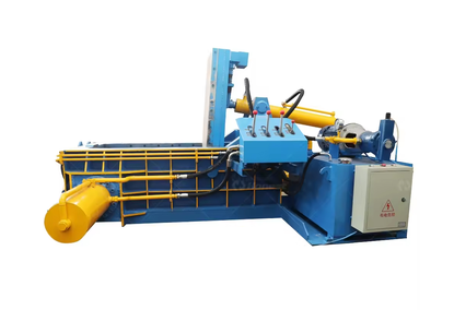 Thick metal briquetting press