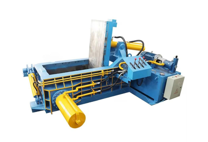 Thick metal briquetting press
