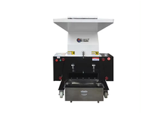 Crusher for processing plastic and glass bottles