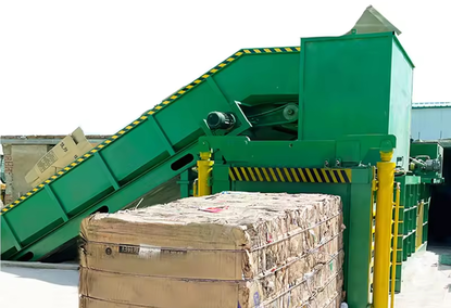 Automatic Hydraulic Horizontal Press for Waste Paper and Cardboard Automatic Hydraulic Horizontal Press for Waste Paper and Cardboard