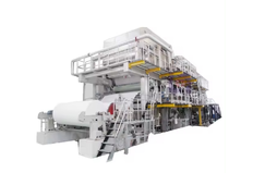 Production machine for making notebooks and A4 paper